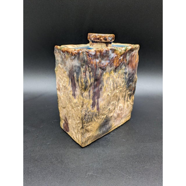 Vintage German Ceramic Vase with Glass Inlay from W. Goebel, 1960s For Sale - Image 10 of 14