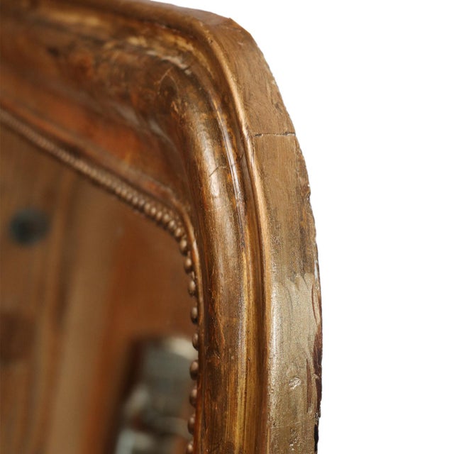 Gold Louis Philippe Style Mirror For Sale - Image 8 of 10