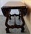 Spanish 20th Century Walnut Drop-Leaf Table with round Top and Lyre Legs For Sale - Image 4 of 18