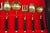 Metal Vintage Bangkok Jewels Bronze Brass & Celluloid Flatware Set in Case - 130 PCS For Sale - Image 7 of 18