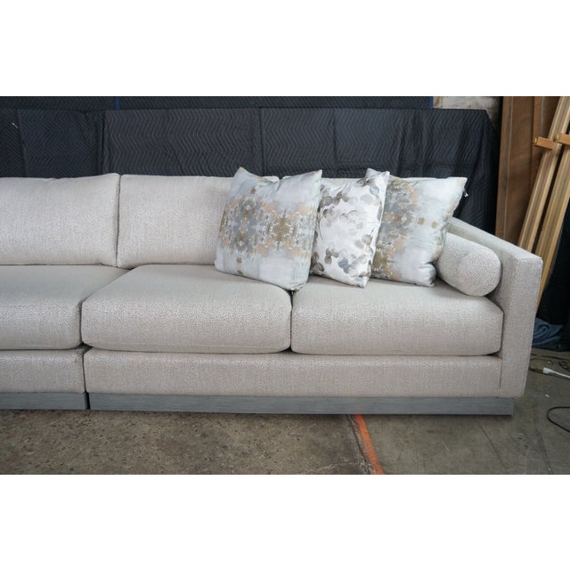 Langdon Plus Sectional II by Lazar Industries Modern Modular Sectional Sofa 159" For Sale - Image 9 of 18