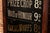 Gold Early Reverse on Glass Gold Leaf Painted Mitchell's Cigarettes Sign For Sale - Image 8 of 9