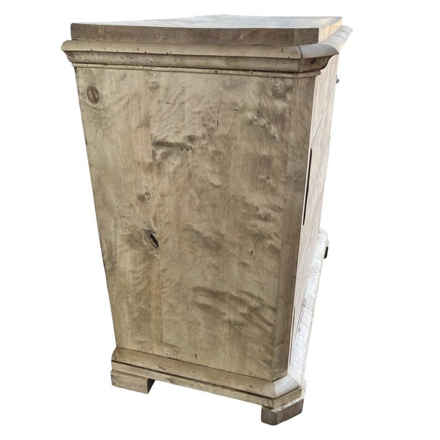 Antique Danish Biedermeier Bleached Maple Chest of Drawers, 1800s For Sale - Image 5 of 16