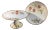 19th Century English Hand Painted Compotes - a Pair For Sale