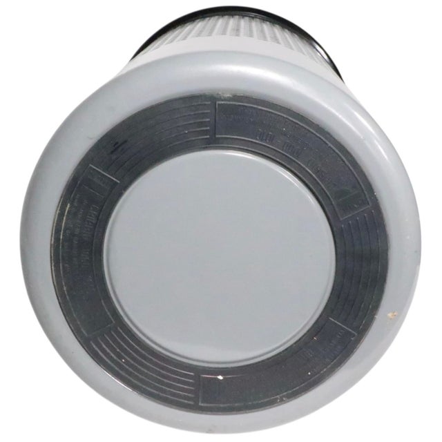 Gray 1980s Post Modern Waste Basket Trash Can Designed by Barbieri and Marianelli for Rexite Milano For Sale - Image 8 of 12