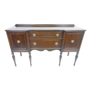 1930s Vintage Sideboard With Extensive Details For Sale