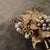 Metal 2000s Vintage Luxury Costume Jewelry Gilted Metal Italian Brooch For Sale - Image 7 of 10