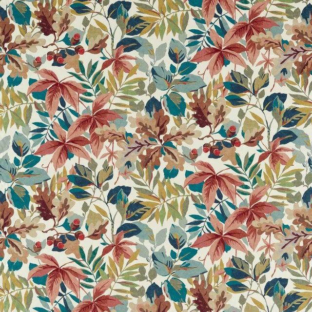 Sanderson Robin’s Wood Fabric in Inkwood - a Sample For Sale