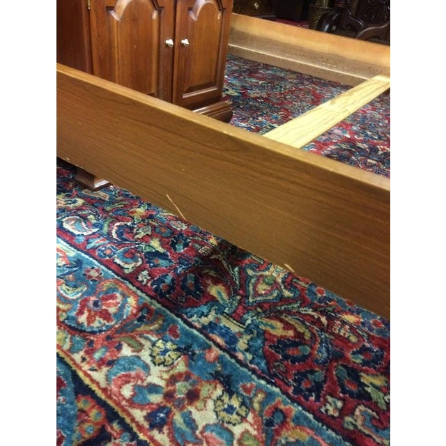 Traditional Vintage Twin Poster Bed, Ethan Allen Furniture For Sale - Image 3 of 10