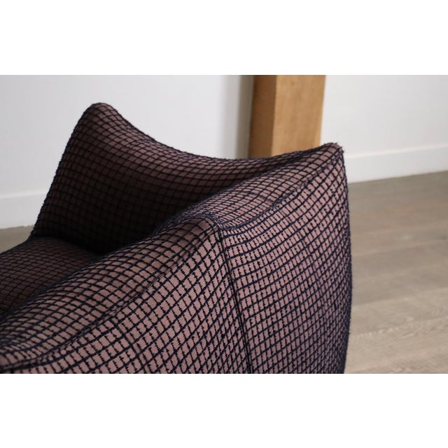 Purple Le Bambole Sofa in Buffalo Leather by Mario Bellini for B&B Italia, 1970s For Sale - Image 8 of 12