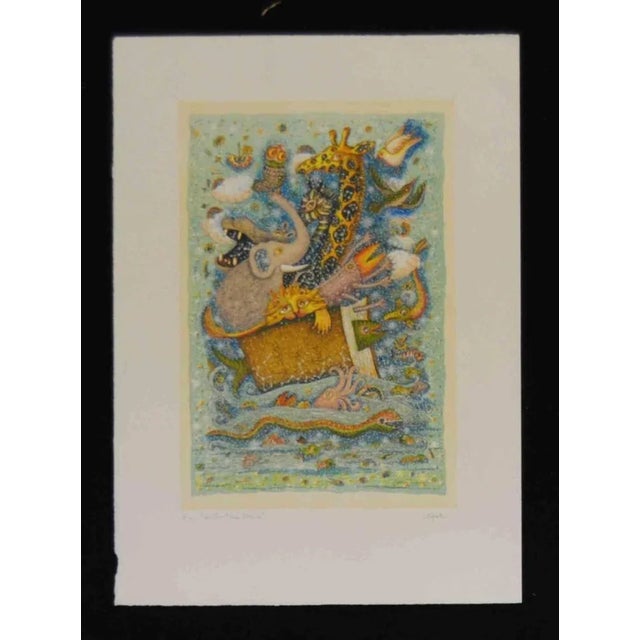 Lithograph on Sicar paper 310 gr/m2, paper size 50cm x 70cm, work size 34cm x 50cm. Ellent condition. Cynthia Segato was...