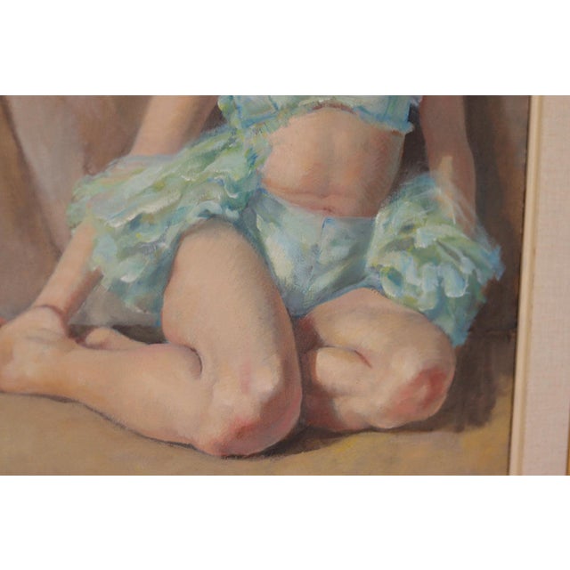 Philippe De Rougemont, Woman Portrait, 1950s, Oil on Canvas For Sale - Image 4 of 18