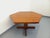 Vintage Hexagonal Dining Table in Oak, 1980s For Sale - Image 13 of 17