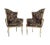 Grosfeld Armchairs - Vintage Hollywood Regency Style - A Pair For Sale