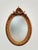 Large French Rococo Style Oval Mirror For Sale - Image 4 of 4