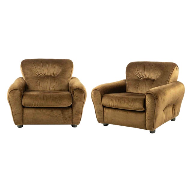 Set of Italian Armchairs, 1970s For Sale