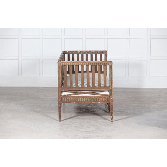 Swedish Painted Gustavian Sofa, 1800s For Sale - Image 9 of 16