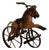 Antique Toy Hand Carved Horse Tricycle - Wood And Metal with Leather Saddle For Sale