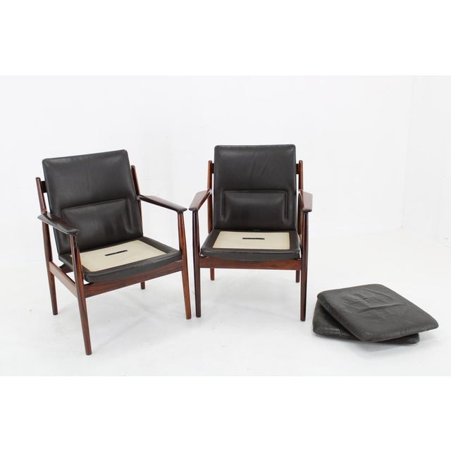 Set of Danish 431 Armchairs by Arne Vodder for Sibast Mobler, 1960s For Sale - Image 9 of 18