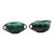 1960s Mid-Century Blue Mountain Pottery Drip Glaze Redware Cream and Open Sugar Set For Sale