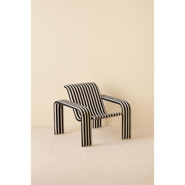 Armchair 004 attributed to Antti & Vuokko Nurmesniemi, Finland, 1970s For Sale - Image 8 of 9