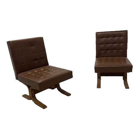Vintage Chairs from Volak, 1970s, Set of 2 For Sale