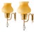 Wall Lamps by Erik Tidstrand for Nordiska Kompaniet, Sweden, 1950s, Set of 2 For Sale