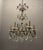 Italian Silver Crystal Chandelier, 1940s For Sale - Image 10 of 17