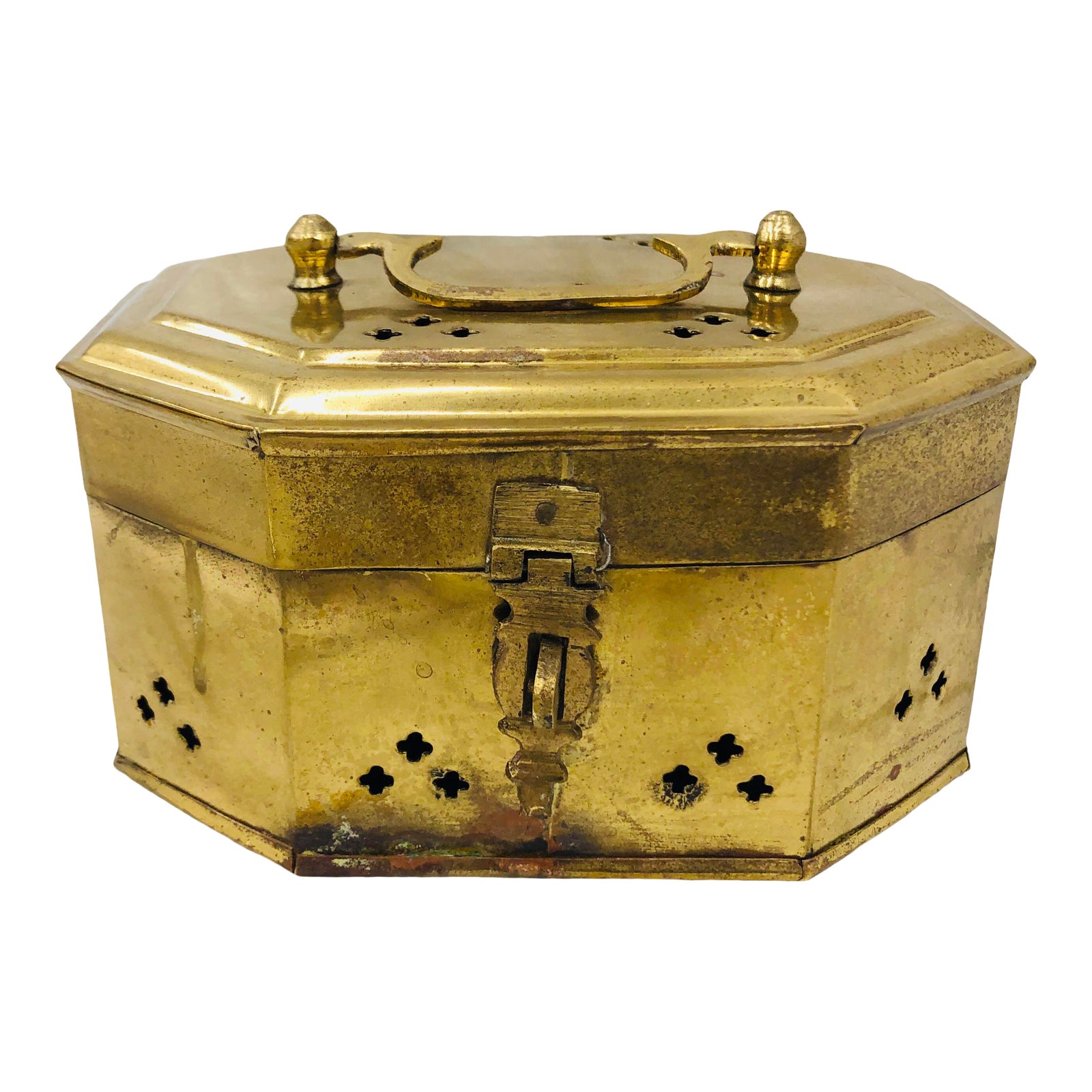 Vintage Brass Box Chairish