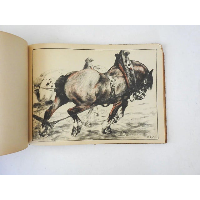 Black Just Horses by k.o. S. Baroness Dombrowski Horse Book Plates For Sale - Image 8 of 13