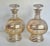 Early 20th Century Pair of Art Deco Gold Striped Glass Decanters For Sale - Image 12 of 12