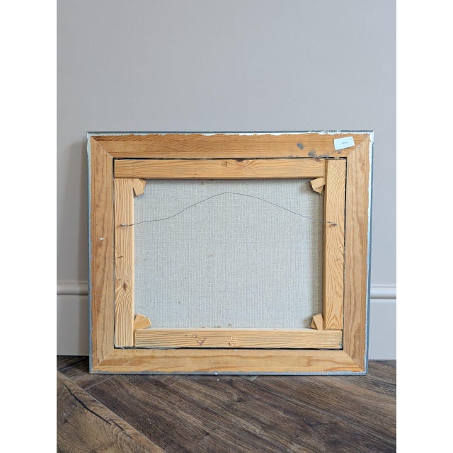 1986 Modernist 'Stylised Fruit' Original Vintage Geometric Still Life Oil Painting, Framed For Sale - Image 10 of 10