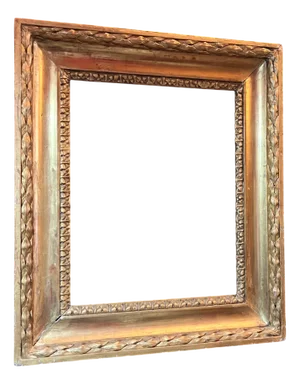 Tuscan Empire Carved Gold Leaf Gilt Frame, Italy, 19th Century