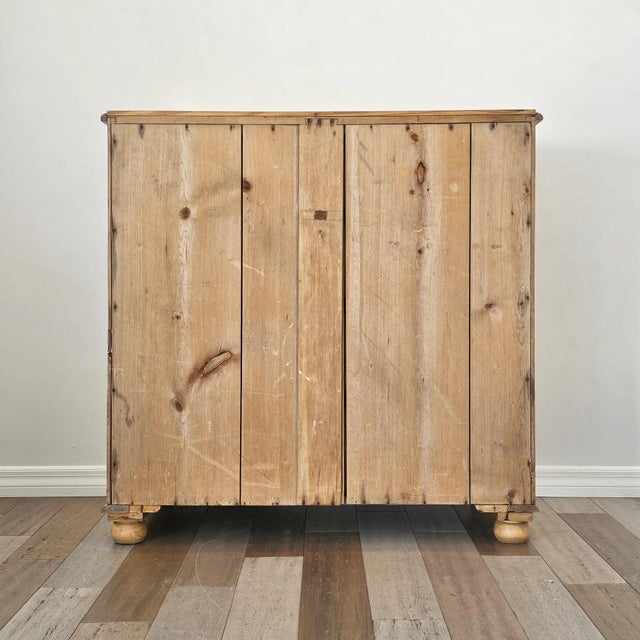 Late 19th Century Antique English Bleached Pine Chest of Drawers (Dresser)- Circa 1870 For Sale - Image 5 of 16