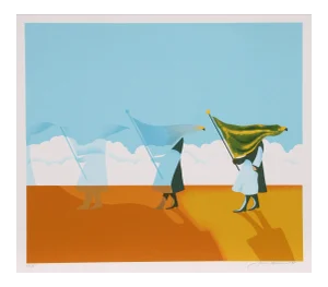 1970s Jack Brusca - Heroes Serigraph