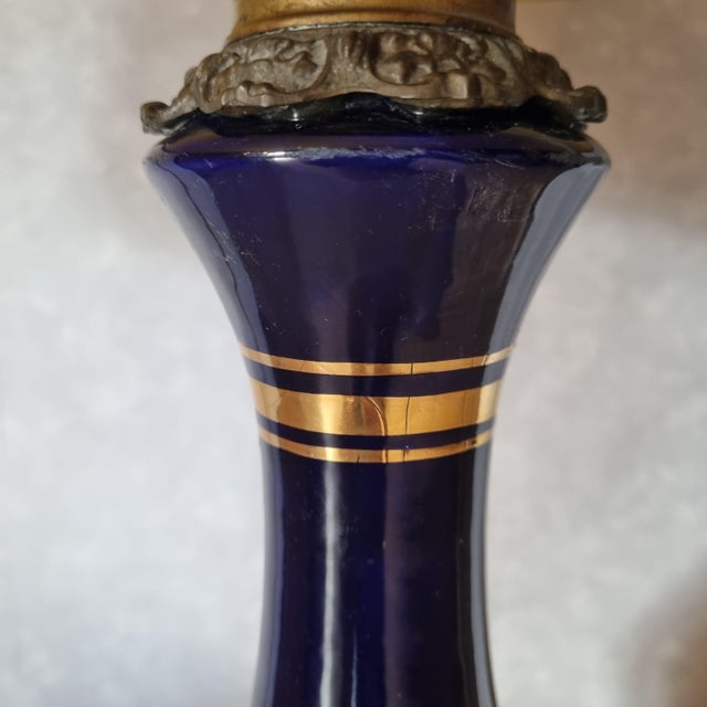 Metal Napoleon III Table Lamp, 1890s For Sale - Image 7 of 14