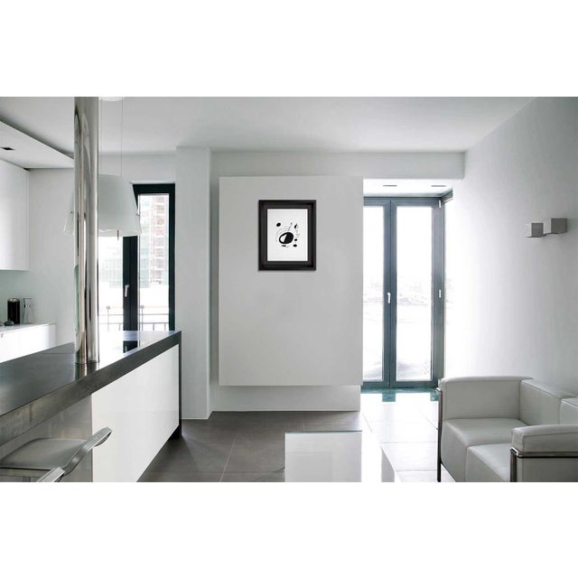 Original Miro Lithograph, 1968. Size: 23 x 24cm. Frame Size: 26 3/4 x 35 1/4in. This is a Limited Edition Lithograph on...