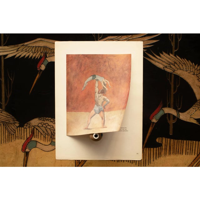 1940s 1948 Pablo Picasso, "Acrobates" First Edition Period Parisian Offset Lithograph For Sale - Image 5 of 10