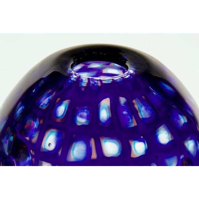 Vintage Murano Glass Vase with Murrine Romane by Carlo Scarpa, 1980 For Sale - Image 3 of 18