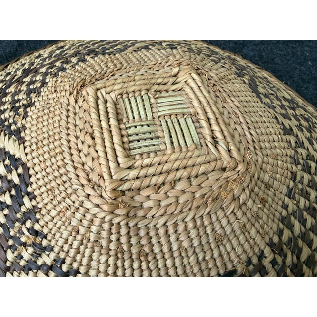 Vintage Hand Woven Tonga Basket For Sale - Image 9 of 10