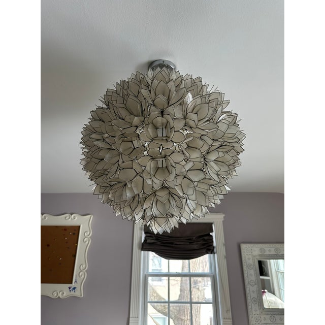 Capiz Shell Globe Chandelier – Neiman Marcus Style Elegance Bring luminous texture and sculptural beauty to your space...