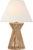 Modern Chapman & Myers by Visual Comfort Signature Antigua 15" Cordless Accent Lamp in Natural Abaca with Linen Shade For Sale - Image 3 of 3