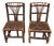Early 20th Century Pair Adirondack Rustic Twig Fan-Back Side Chairs With Hollywood Provenance For Sale