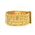 Vintage Italian 18k Gold Wide Openwork Link Bracelet, 72.9 Grams For Sale In Miami - Image 6 of 15