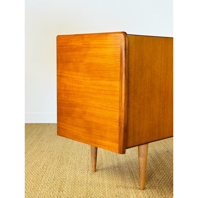 Scandinavian Teak Sideboard with Tapered Legs, 1960s For Sale - Image 11 of 18