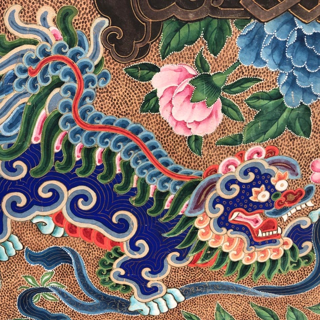 Late 19th Century Monumental Qing Dynasty Chinese Ancestral Portrait For Sale - Image 9 of 13