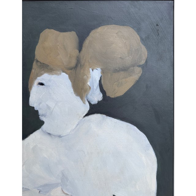1970s Robert Louis Nicoïdski (1931–1996), Oil on Canvas, 1970s, 100cm x 81cm For Sale - Image 5 of 9