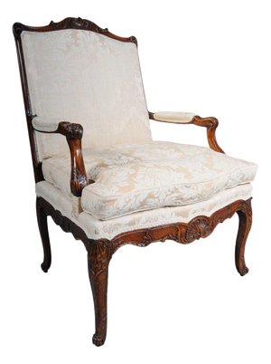20th Century Louis XV French Oak Armchair