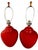 Mid-Century Modern Vintage Royal Haeger Oxblood Red Ceramic Urn Table Lamps - a pair For Sale - Image 3 of 10