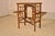 1920s Circa 1920 English Bamboo Side Table With Side Shelves For Sale - Image 5 of 11